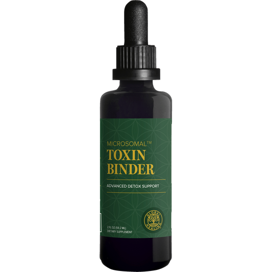 Global Healing Microsomal Toxin Binder advanced detox support dropper, 2 fl oz